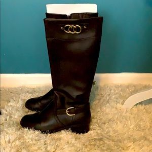 Karen Scott brown knee high boots